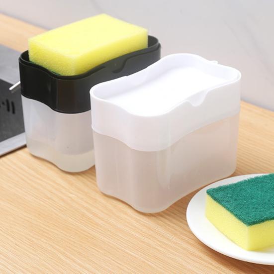 Yousheng 2 in 1 Kitchen Sink Soap Liquid Dispenser Box Easy Press Dishwash Liquid Box with Dishcloths Pot Sponge Brush
Yousheng 2 in 1 Kitchen Sink Soap Liquid Dispenser Box Easy Press Dishwash Liquid Box with Dishcloths Pot Sponge Brush