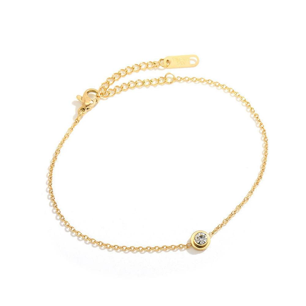 Punk Fashion Round CZ Zirconia Bracelet Female Gold Color Stainless Steel Chain Link Bracelets for Women Jewelry Braclet 2025 16cm and 5cm
Punk Fashion Round CZ Zirconia Bracelet Female Gold Color Stainless Steel Chain Link Bracelets for Women Jewelry Braclet 2025 16cm and 5cm