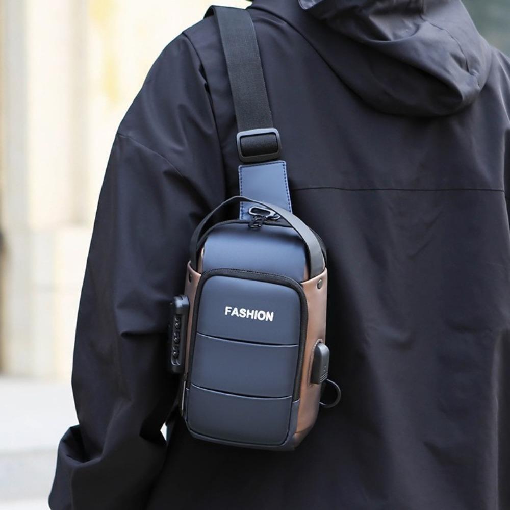 Anti-theft Password Sling Bag Adjustable Strap Shoulder Crossbody Bag Men s Chest Bag Running золотий/чорний
Anti-theft Password Sling Bag Adjustable Strap Shoulder Crossbody Bag Men s Chest Bag Running золотий/чорний