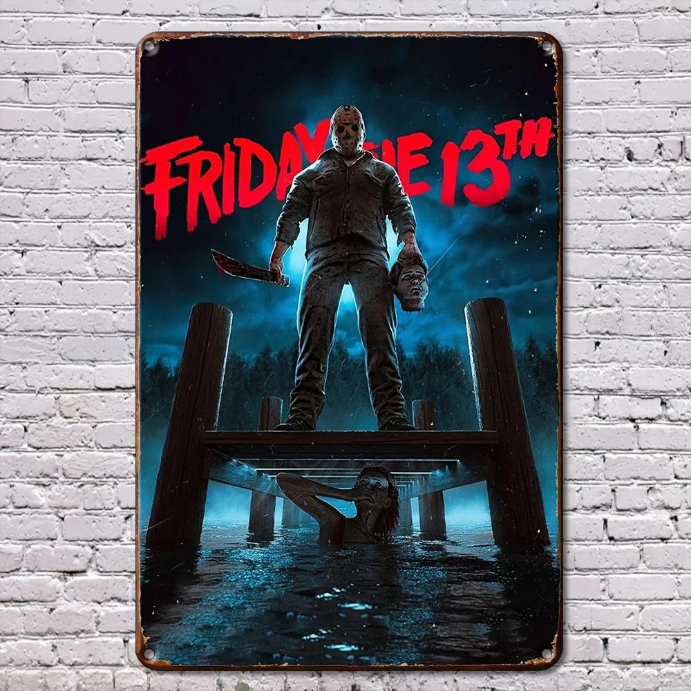 FRIDAY13THARTZ Пятница 13-е Джейсон Вурхиз Металлическая жестяная табличка | Железный настенный декор | Водонепроницаемый и пыленепроницаемый декор для дома, бара и кафе 20x30cm(7.8x11.8inch)
FRIDAY13THARTZ Пятница 13-е Джейсон Вурхиз Металлическая жестяная табличка | Железный настенный декор | Водонепроницаемый и пыленепроницаемый декор для дома, бара и кафе 20x30cm(7.8x11.8inch)