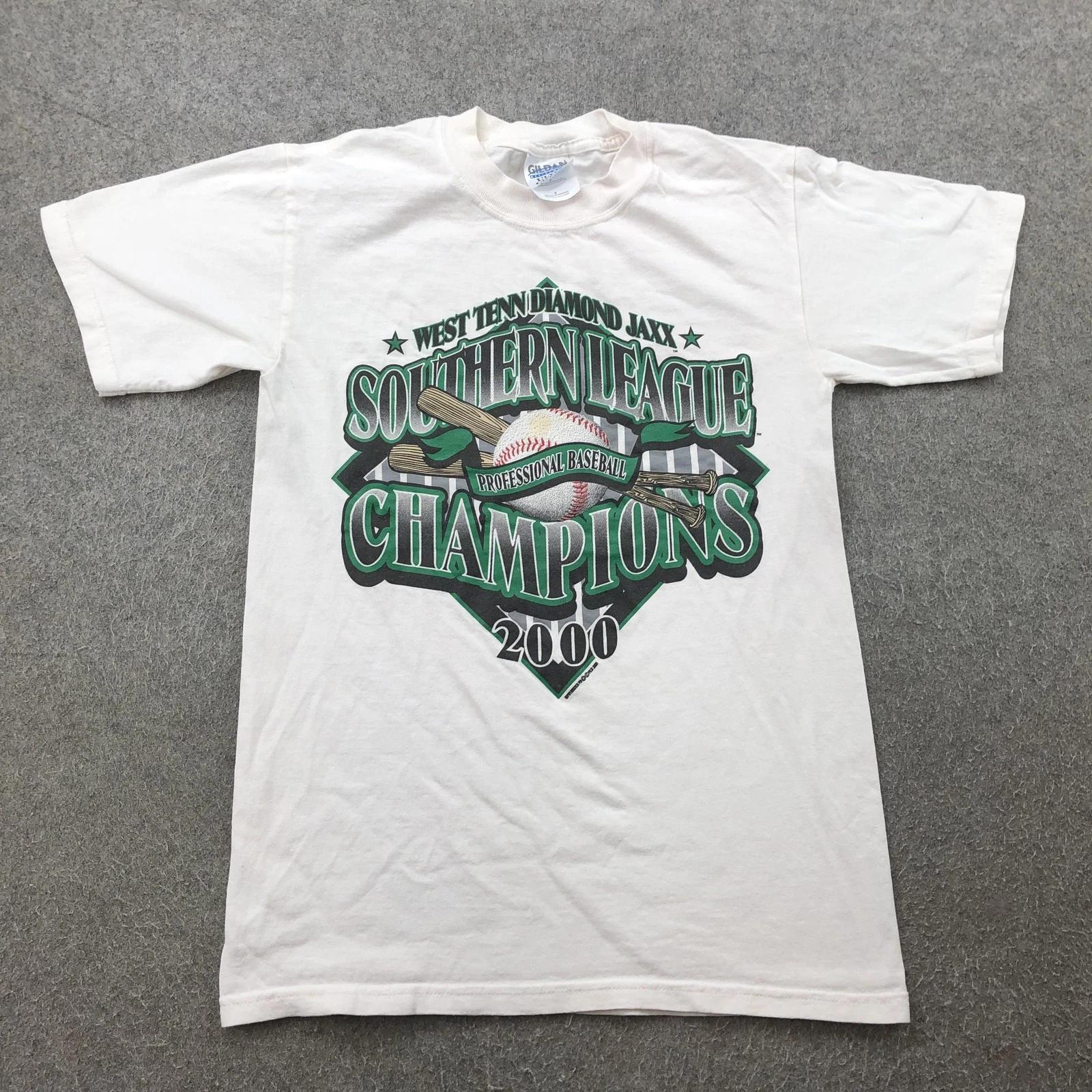 Vintage West Tenn Diamond Jaxx Shirt Mens Small Baseball Southern Lg Champs 2000 4XL
Vintage West Tenn Diamond Jaxx Shirt Mens Small Baseball Southern Lg Champs 2000 4XL