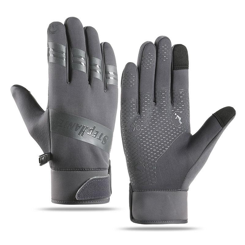 Cycling gloves men s outdoor sports cold-proof, windproof, waterproof, non-slip and warm full-finger driving touch screen XL сірий колір
Cycling gloves men s outdoor sports cold-proof, windproof, waterproof, non-slip and warm full-finger driving touch screen XL сірий колір