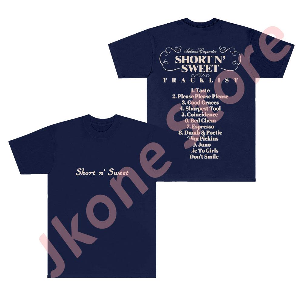 Sabrina Carpenter Tracklist Tee Short n Sweet Tour Merch TShirts Summer Women Unisex Fashion Casual Short Sleeve 4XL
Sabrina Carpenter Tracklist Tee Short n Sweet Tour Merch TShirts Summer Women Unisex Fashion Casual Short Sleeve 4XL