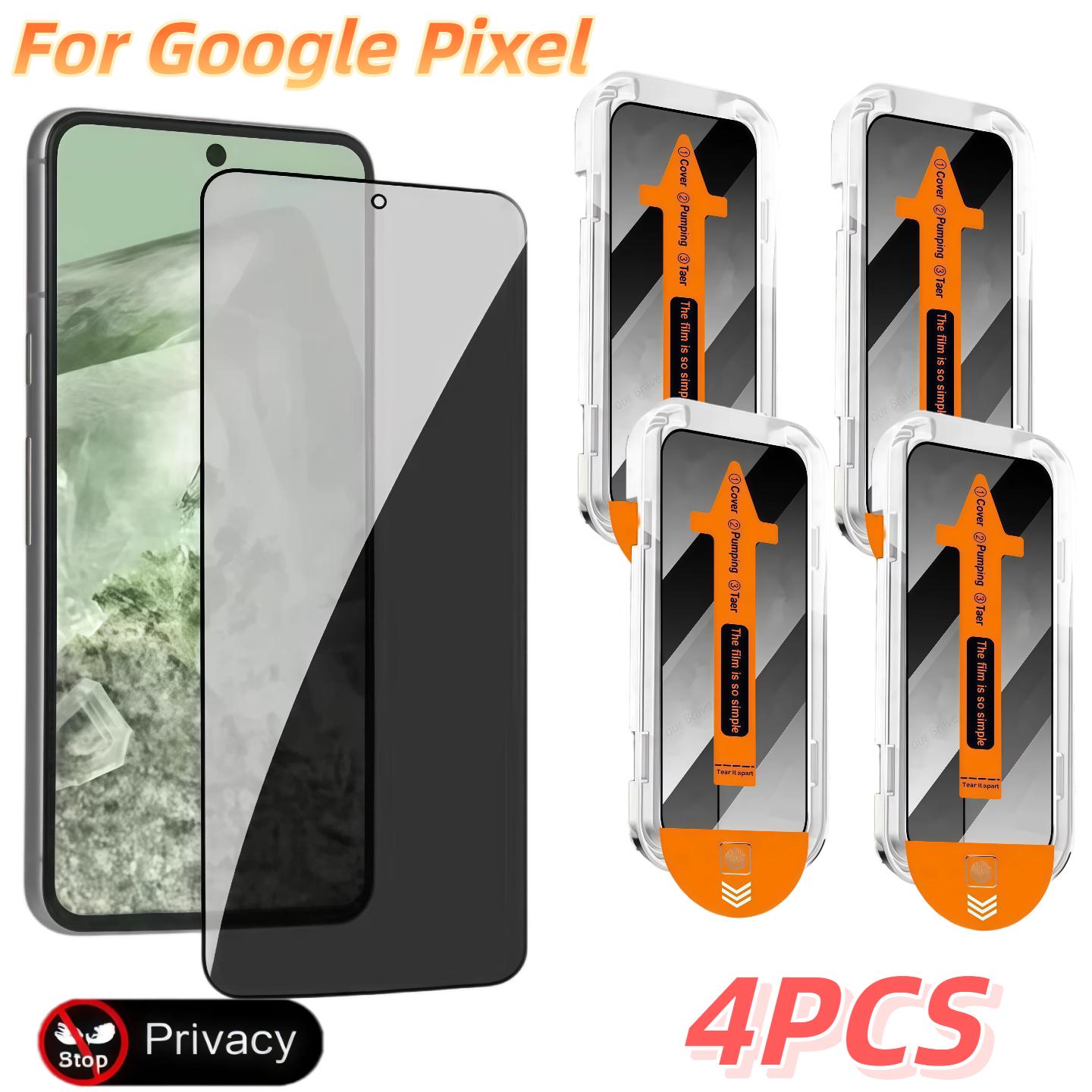 4PCS Anti-Spy HD Clear Tempered Glass Screen Protector for Google Pixel Series Anti-Voyeurism Privacy Screen for 10A 9Pro 8a 7 6 Google Pixel 8a
4PCS Anti-Spy HD Clear Tempered Glass Screen Protector for Google Pixel Series Anti-Voyeurism Privacy Screen for 10A 9Pro 8a 7 6 Google Pixel 8a