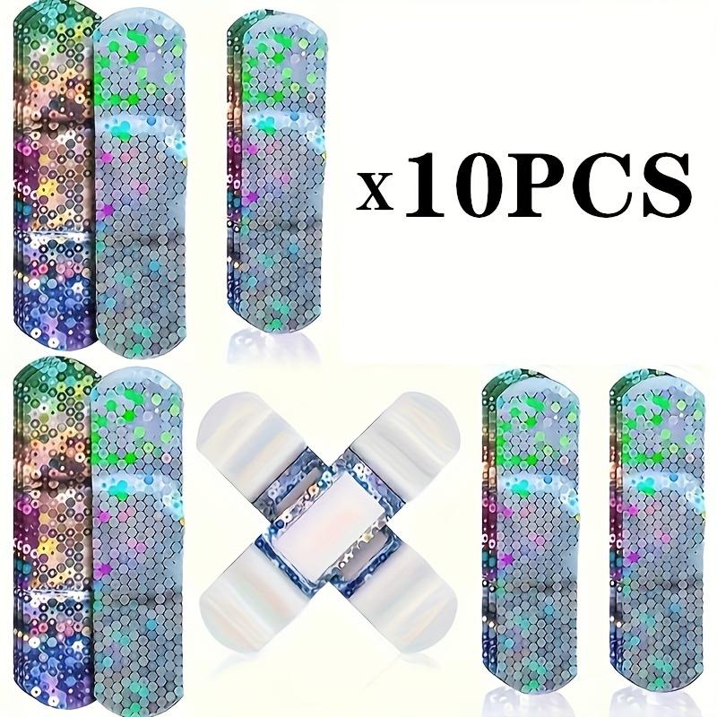50/30/10pcs Glitter Self-adhesive Bandage, Breathable Waterproof Hemostatic Wound Patch Waterproof PE, Minor Cuts and Scratches
50/30/10pcs Glitter Self-adhesive Bandage, Breathable Waterproof Hemostatic Wound Patch Waterproof PE, Minor Cuts and Scratches