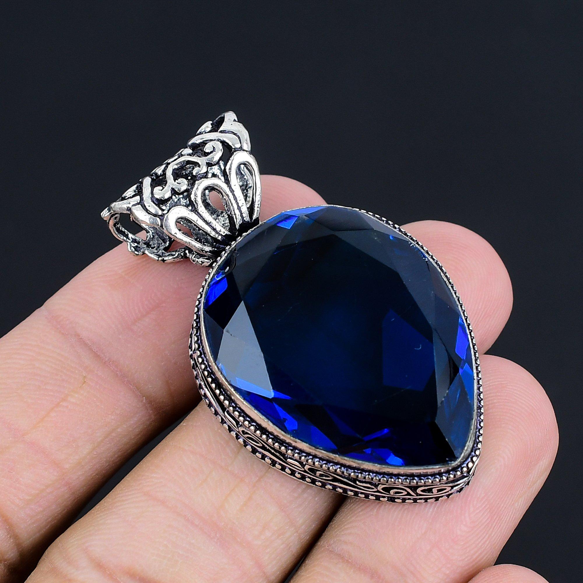 Подвеска из стерлингового серебра 925 пробы с драгоценным камнем London Blue Topaz 1,85 дюйма синий
Подвеска из стерлингового серебра 925 пробы с драгоценным камнем London Blue Topaz 1,85 дюйма синий