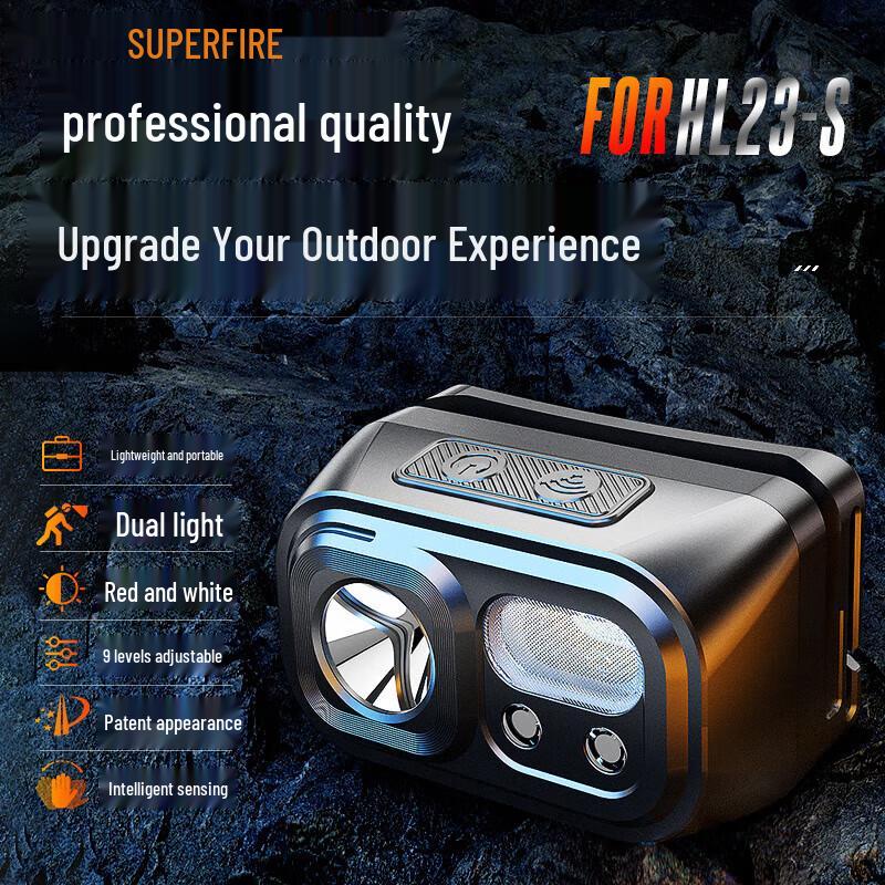 SupFire HL23-S Ultra-Light Induction LED Headlamp
SupFire HL23-S Ultra-Light Induction LED Headlamp
