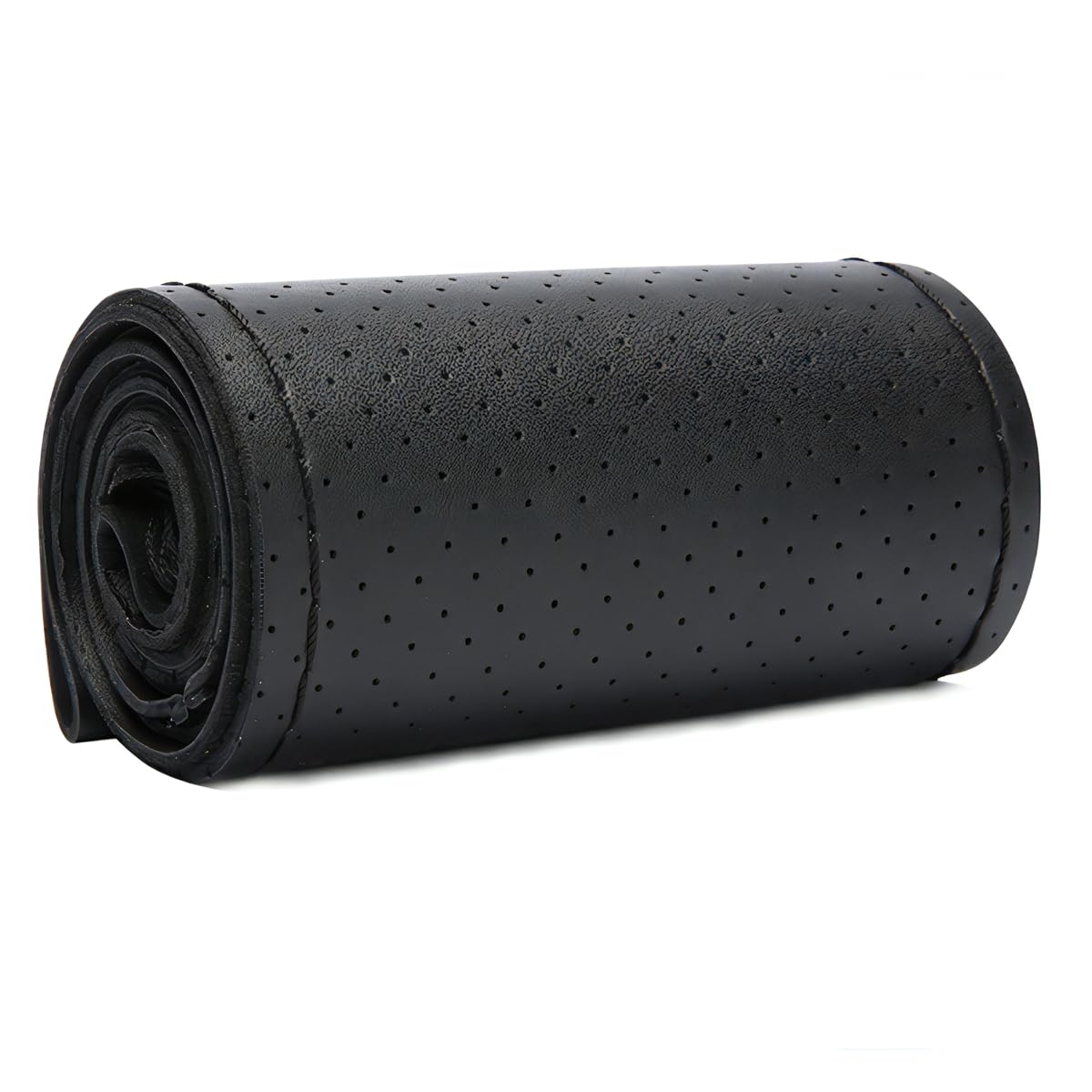 azumafy Braided Thin Steering Wheel Cover, Leather, Non-Slip Grip, Hand-Stitched, Breathable, 38cm, Perforated (Black)
azumafy Braided Thin Steering Wheel Cover, Leather, Non-Slip Grip, Hand-Stitched, Breathable, 38cm, Perforated (Black)