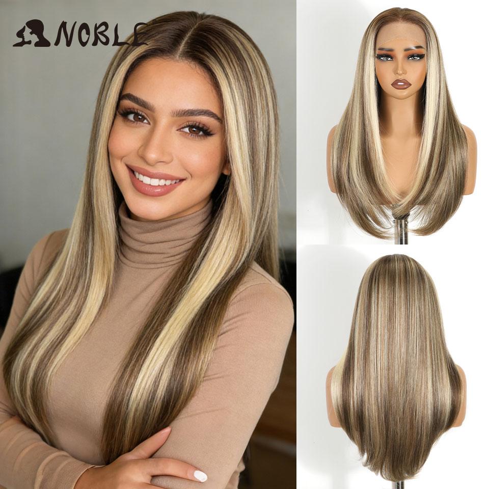 24 Inch 13x6 Lace Front Wig Synthetic Wig Ombre Brown to Ash Blonde Straight Hot Sale Fast Shipping Heat Resistant Glueless Wig (as the picture,180%&24inches&13*6)
24 Inch 13x6 Lace Front Wig Synthetic Wig Ombre Brown to Ash Blonde Straight Hot Sale Fast Shipping Heat Resistant Glueless Wig (as the picture,180%&24inches&13*6)
