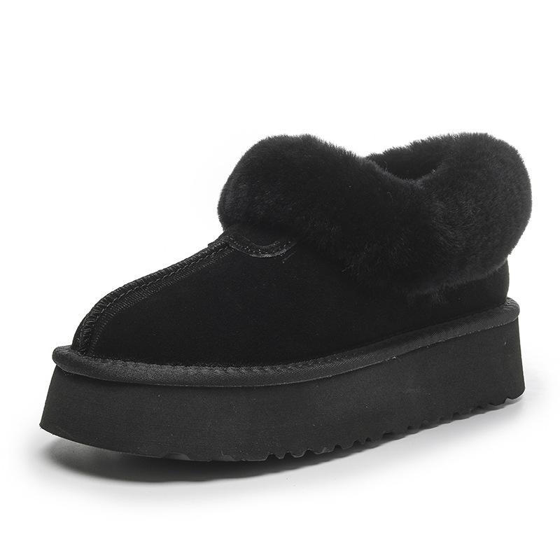 Small thick-soled low-top snow boots women s sheepskin and fur integrated 2025 new one-pedal winter wool cotton shoes 35
Small thick-soled low-top snow boots women s sheepskin and fur integrated 2025 new one-pedal winter wool cotton shoes 35