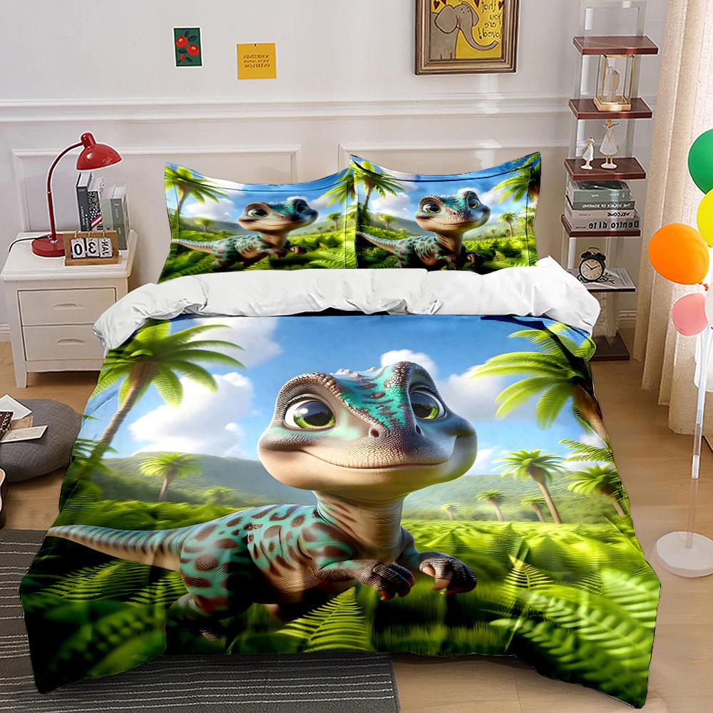 Smiling lizard amidst greenery. Bedding sets Duvet cover sets Duvet covers Pillowcases(1 * Duvet Cover 2 * Pillowcases without duvet insert) 135x200cm
Smiling lizard amidst greenery. Bedding sets Duvet cover sets Duvet covers Pillowcases(1 * Duvet Cover 2 * Pillowcases without duvet insert) 135x200cm