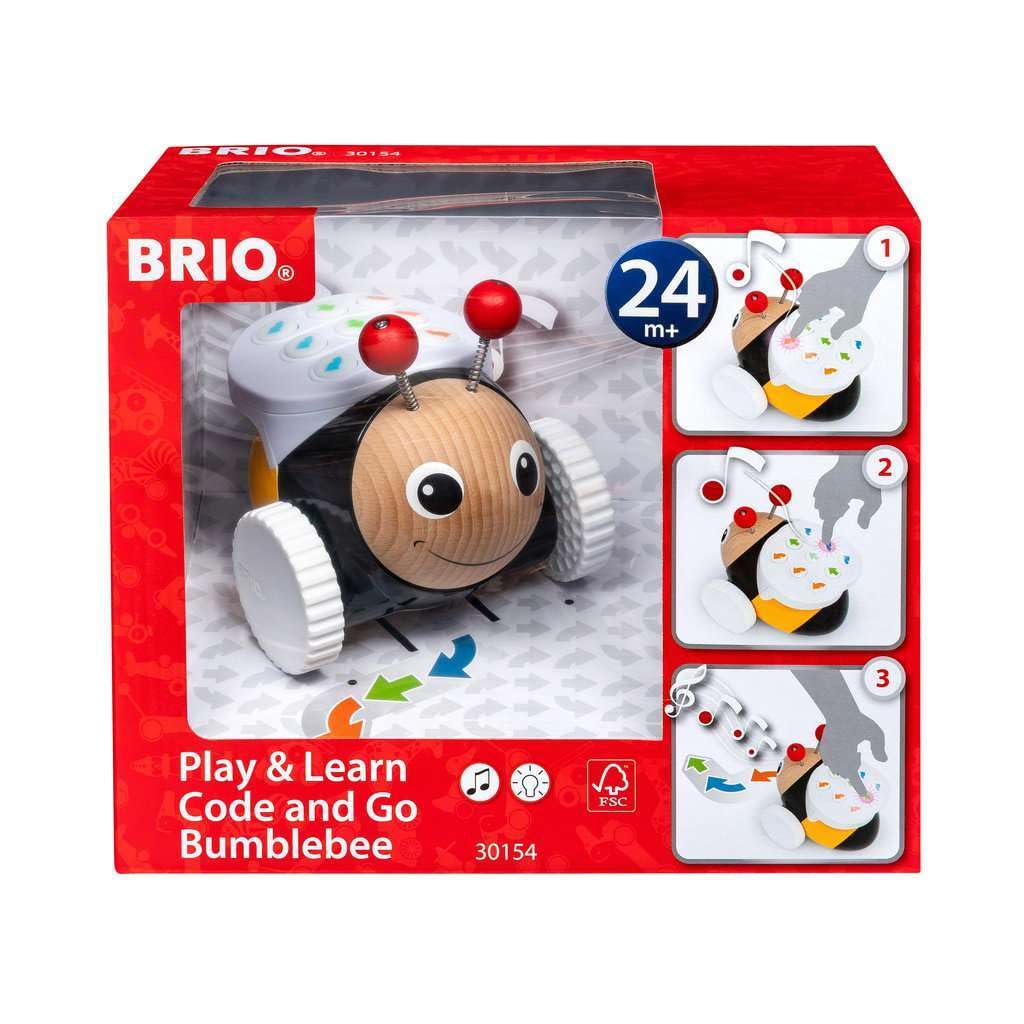 Игрушка для программирования STEM BRIO Programming Bee для детей от 2 лет и старше
Игрушка для программирования STEM BRIO Programming Bee для детей от 2 лет и старше