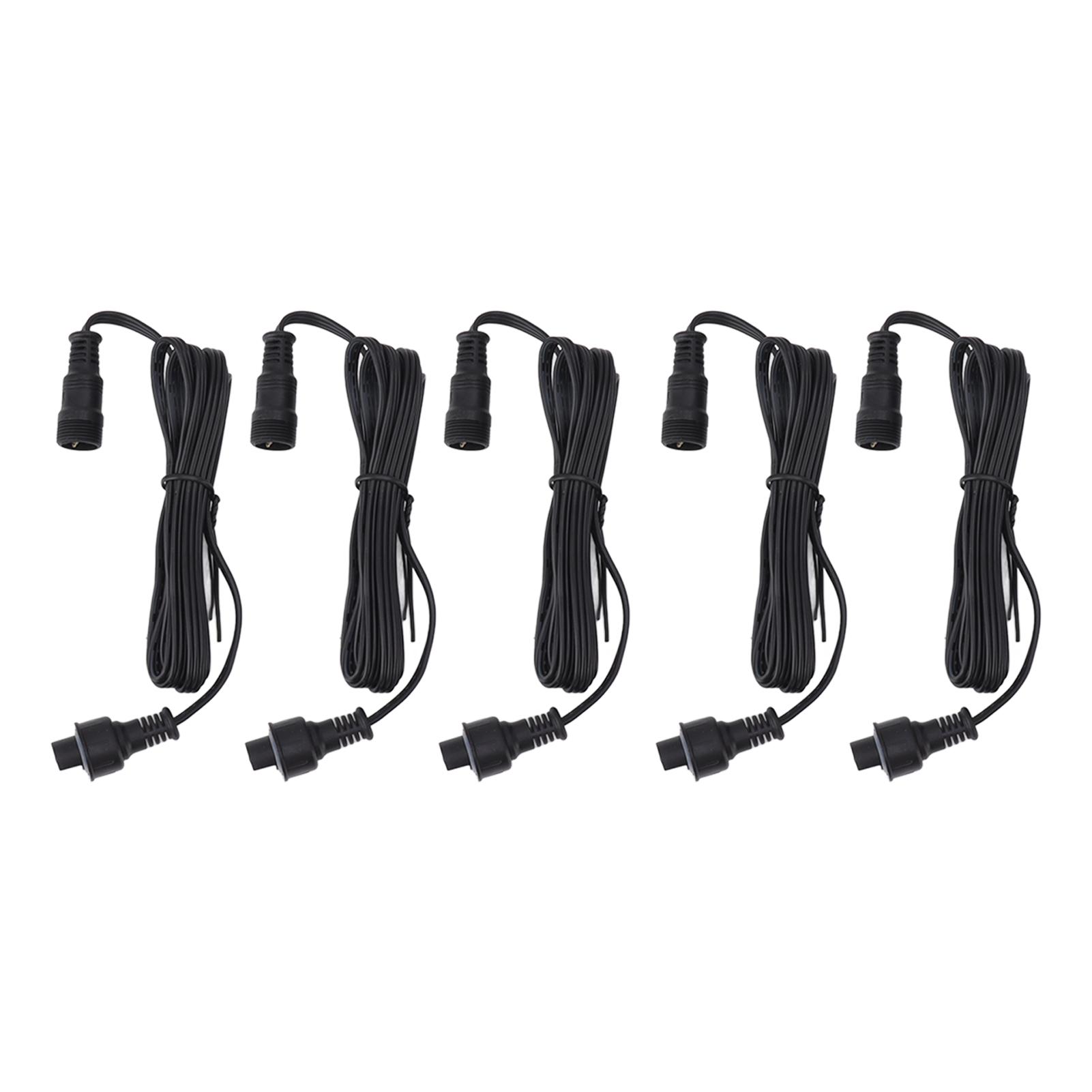 5pcs 4.9ft Deck Light Extension Cable IP67 Waterproof Extension Cord with Male and Female 3Pin
5pcs 4.9ft Deck Light Extension Cable IP67 Waterproof Extension Cord with Male and Female 3Pin