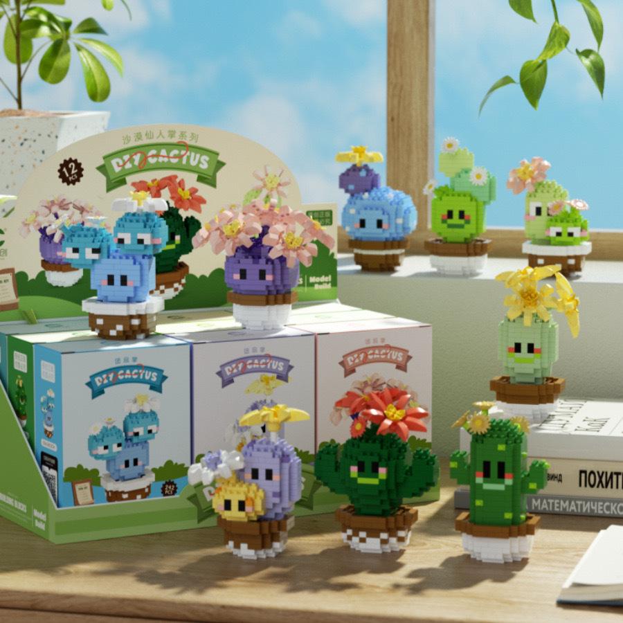 Cactus Micro Particle Assembly Building Blocks - Creative Toy Set and Cross-Border Ornaments Gift
Cactus Micro Particle Assembly Building Blocks - Creative Toy Set and Cross-Border Ornaments Gift