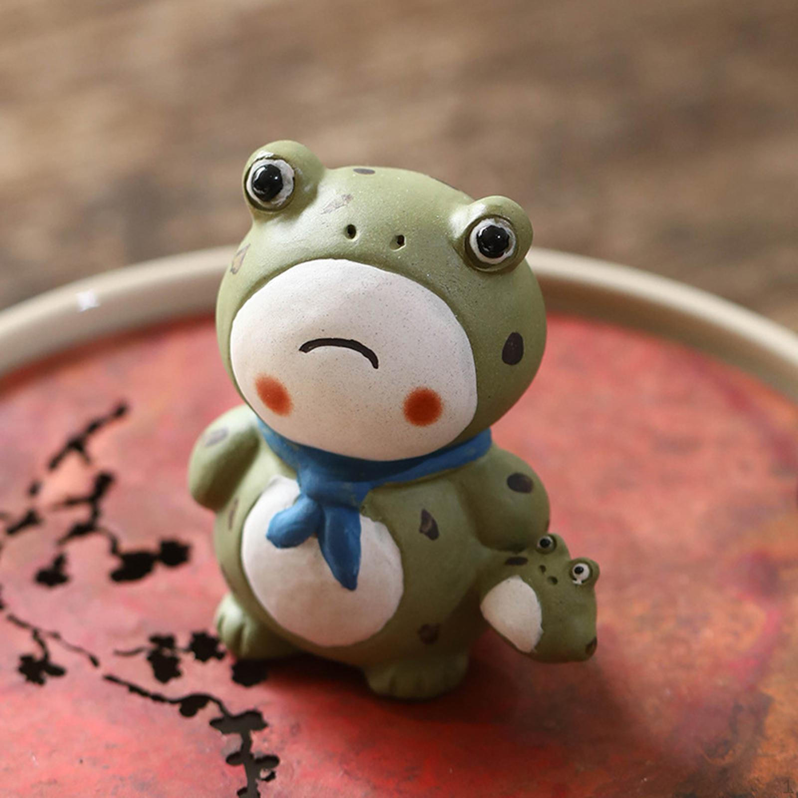 Frog Statue Tea Pet Lovers Gifts Crafts Animal Sculpture Table Figurine for Desk Tearoom
Frog Statue Tea Pet Lovers Gifts Crafts Animal Sculpture Table Figurine for Desk Tearoom