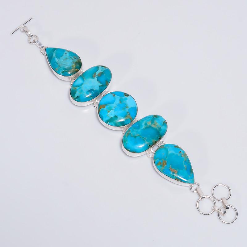 Splendid Top Grade Qualite 100% Natural Turquoise Mix Shape Ethnic Style Handmade Jewelry 925 Steling Silver Plated Bracelet 6-8 WSJ-5155 6-8
Splendid Top Grade Qualite 100% Natural Turquoise Mix Shape Ethnic Style Handmade Jewelry 925 Steling Silver Plated Bracelet 6-8 WSJ-5155 6-8