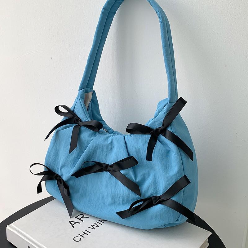 2024 New Bow Niche Design Armpit Bag Women s Sweet Personalized Shoulder Nylon Dumpling Large Capacity синій
2024 New Bow Niche Design Armpit Bag Women s Sweet Personalized Shoulder Nylon Dumpling Large Capacity синій