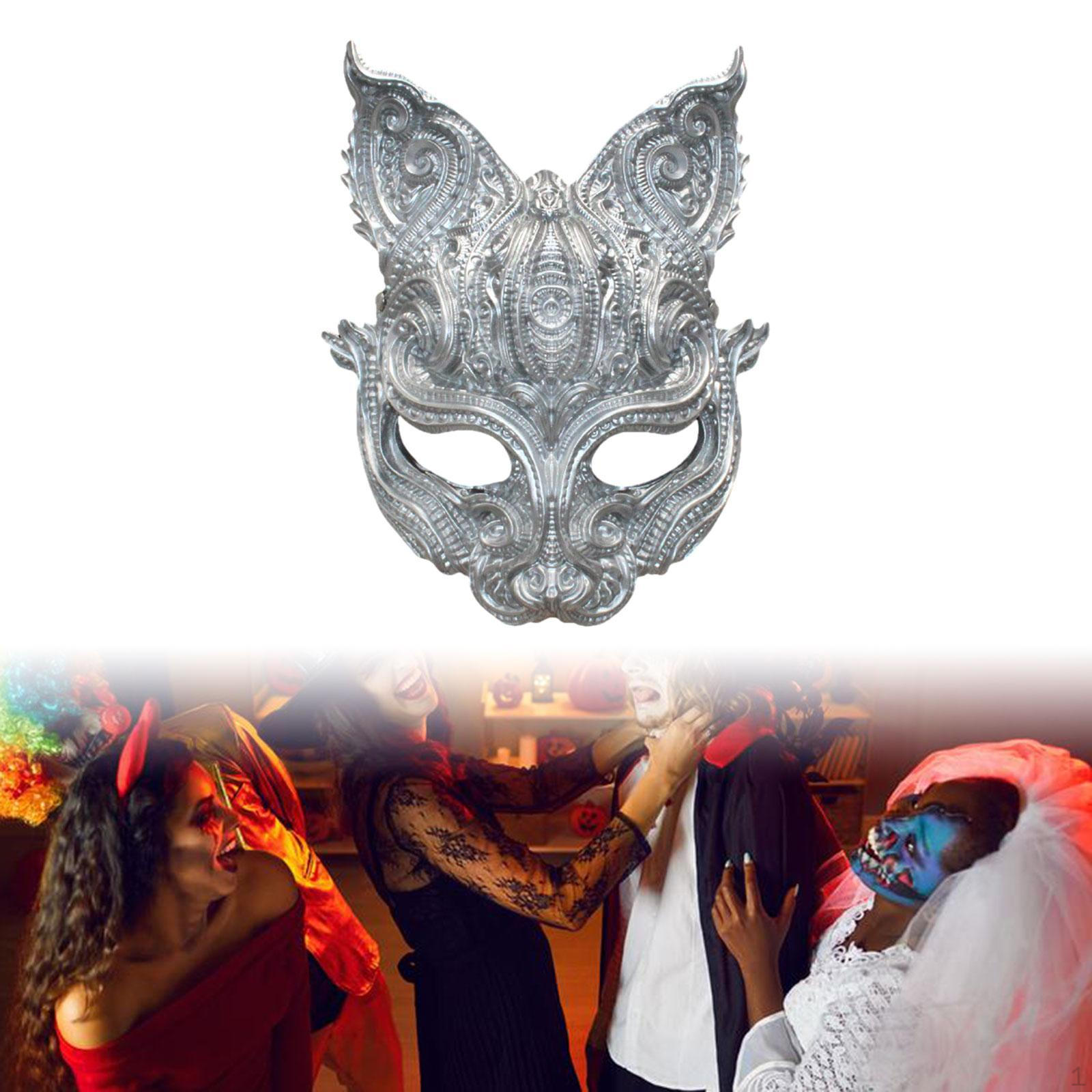 Halloween Animal Mask Face Cover Cosplay Adults Costume Props Fancy Dress Photo Prop Headgear Full Argent
Halloween Animal Mask Face Cover Cosplay Adults Costume Props Fancy Dress Photo Prop Headgear Full Argent