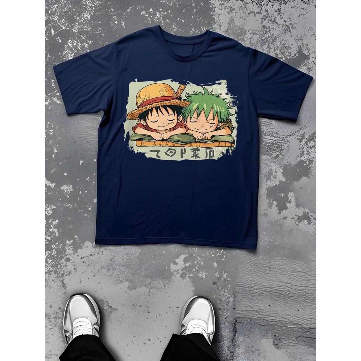 One Piece Тренд Взрыв Новый Горячий Зоро Луффи Аниме Графическая Футболка Мужская Летняя Оверсайз Хлопковая Футболка Свободная Повседневная Y2k Топ S
One Piece Тренд Взрыв Новый Горячий Зоро Луффи Аниме Графическая Футболка Мужская Летняя Оверсайз Хлопковая Футболка Свободная Повседневная Y2k Топ S