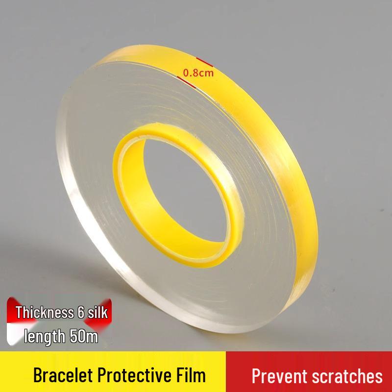 Clear PVC Self-Adhesive Jewelry Protection Film for Bracelets & Watches 6 Silk
Clear PVC Self-Adhesive Jewelry Protection Film for Bracelets & Watches 6 Silk