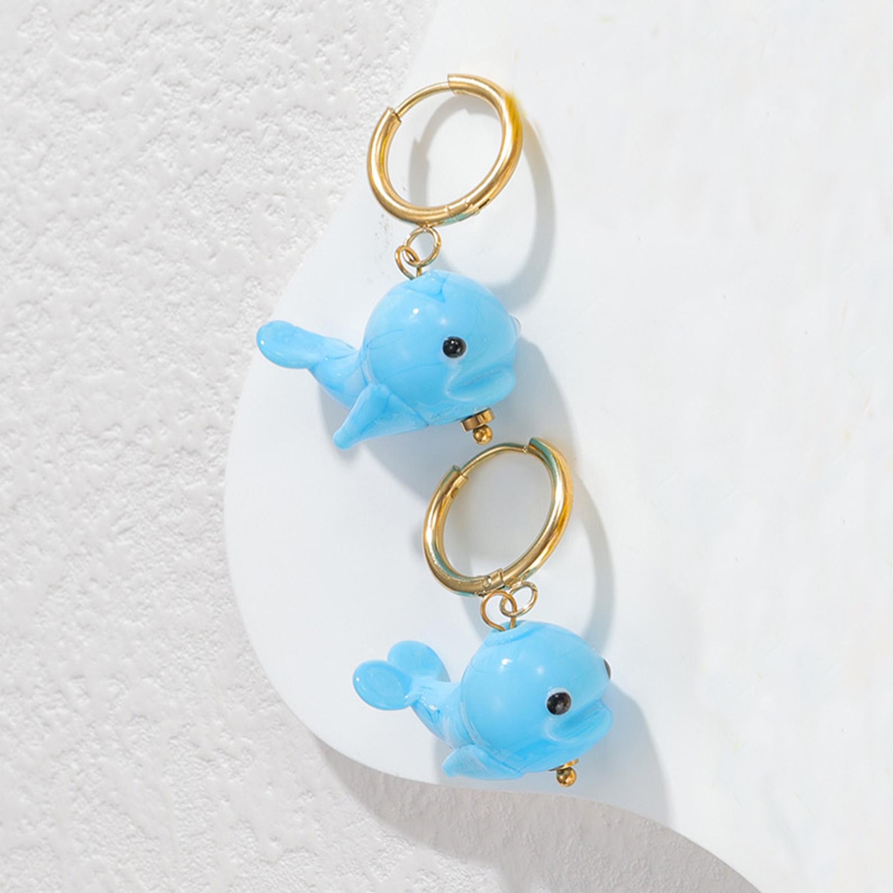 New Fashion Gold Plated Stainless Steel Women Earrings Colorful Glass Animal Pendants Novelty Unique High Quality Zircon Gifts
New Fashion Gold Plated Stainless Steel Women Earrings Colorful Glass Animal Pendants Novelty Unique High Quality Zircon Gifts