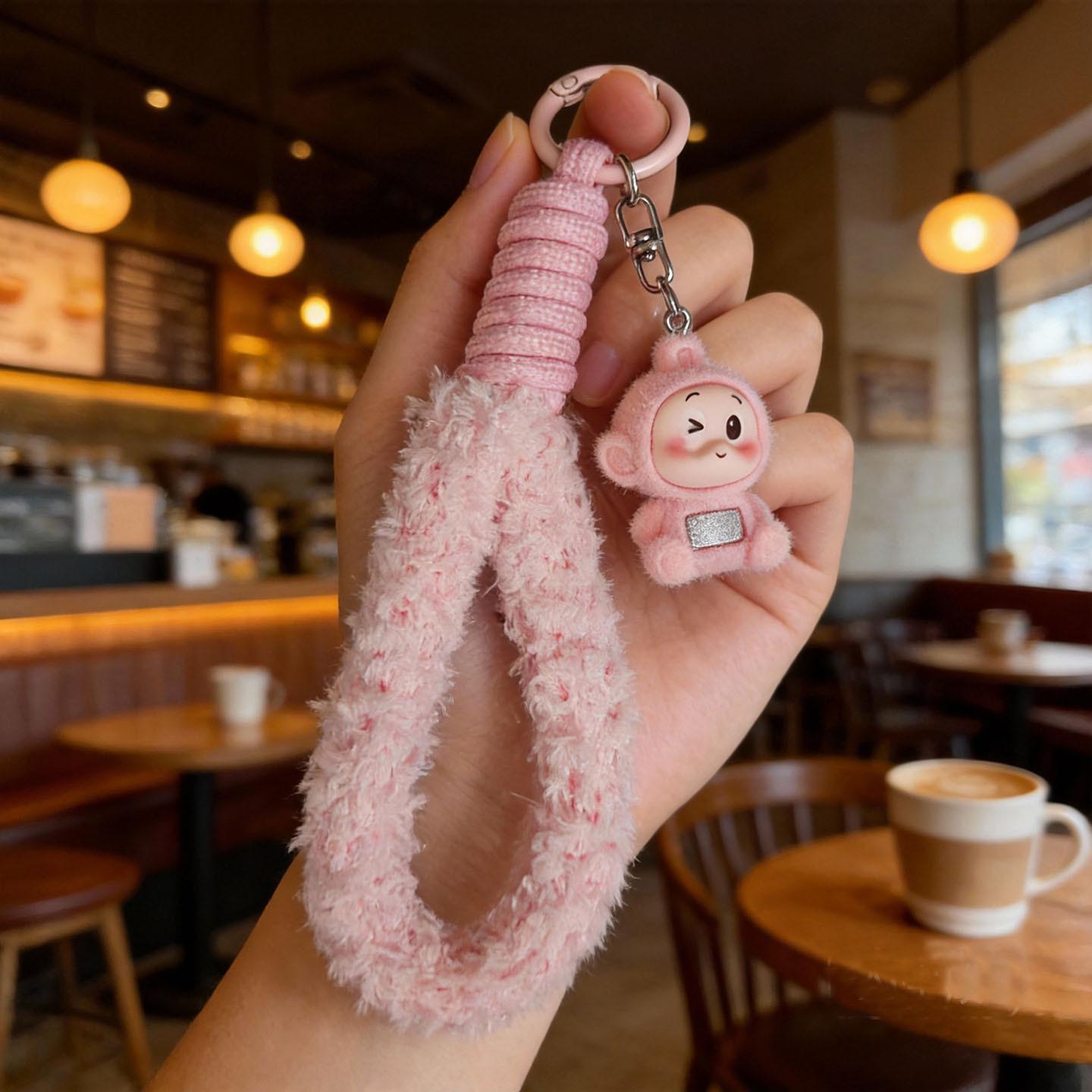 Handmade Pink Plush Astronaut Keychain Doll Lanyard розовый
Handmade Pink Plush Astronaut Keychain Doll Lanyard розовый