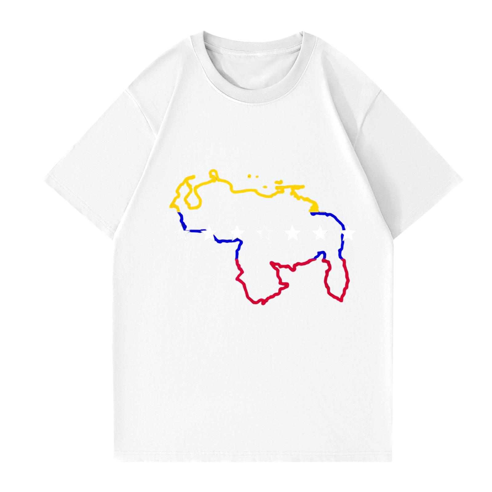 Модна жіноча та чоловіча повсякденна футболка з круглим вирізом та принтом, з коротким рукавом, топ XXL
Модна жіноча та чоловіча повсякденна футболка з круглим вирізом та принтом, з коротким рукавом, топ XXL