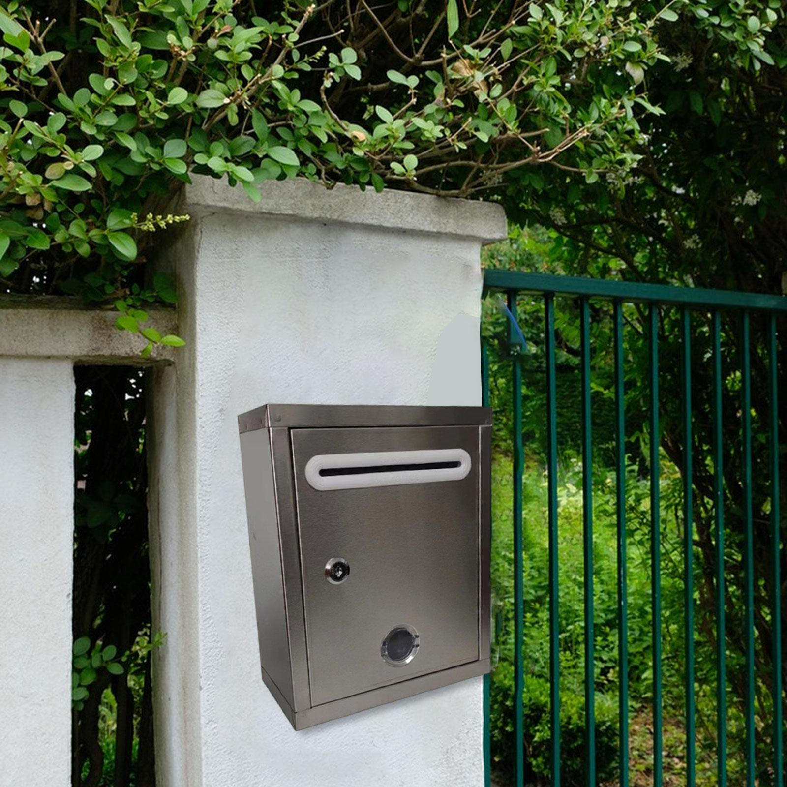 Wall Mount Post Box Mailbox Collection for Newspapers Multipurpose Sturdy Stainless Steel with 21cmx11cmx27cm
Wall Mount Post Box Mailbox Collection for Newspapers Multipurpose Sturdy Stainless Steel with 21cmx11cmx27cm