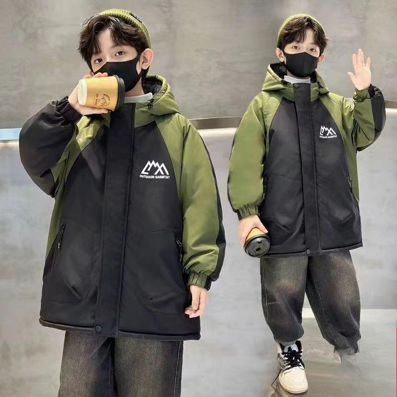 Повседневная утепленная ветровка для мальчиков, зимняя флисовая куртка с хлопковой подкладкой, детская модная куртка 170cm
Повседневная утепленная ветровка для мальчиков, зимняя флисовая куртка с хлопковой подкладкой, детская модная куртка 170cm