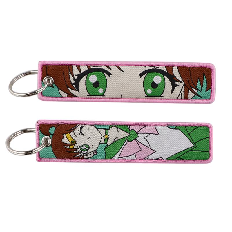 Sailor Moon Keychain Usagi Anime Embroidery Key Tag Motorcycles Cars Backpack Chaveiro Keychain Kawaii Key Ring Fans Gift Toy
Sailor Moon Keychain Usagi Anime Embroidery Key Tag Motorcycles Cars Backpack Chaveiro Keychain Kawaii Key Ring Fans Gift Toy