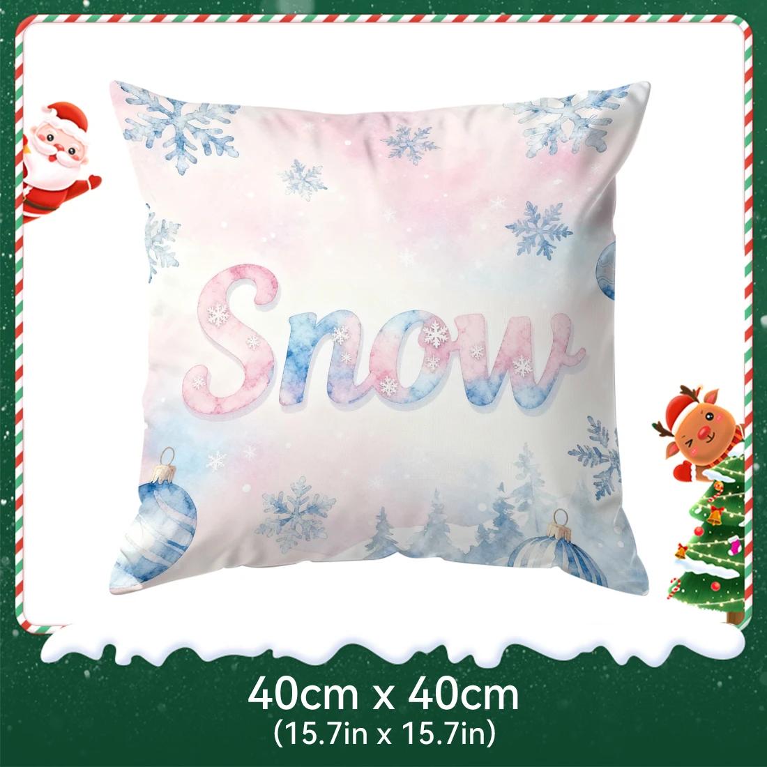 Watercolor Christmas Cushions Pillowcase Polyester Cushion Cover Throw Pillow Pillowcover Home Car Sofa Decor 40x40cm
Watercolor Christmas Cushions Pillowcase Polyester Cushion Cover Throw Pillow Pillowcover Home Car Sofa Decor 40x40cm