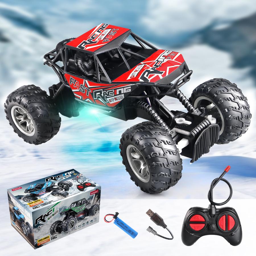 4-Way Remote Control Car with Light Anti-Slip Rubber Tire Outdoor Off-Road Climbing Kidsren s Boy Toy Car Model
4-Way Remote Control Car with Light Anti-Slip Rubber Tire Outdoor Off-Road Climbing Kidsren s Boy Toy Car Model