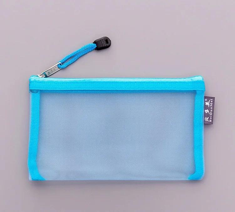 A6 Creative Transparent Mesh Zipper Office Supplies Pencil Case Pen Bag Storage Bag Large Capacity Stationery Pencil Bags Pouch небо синє кольору
A6 Creative Transparent Mesh Zipper Office Supplies Pencil Case Pen Bag Storage Bag Large Capacity Stationery Pencil Bags Pouch небо синє кольору