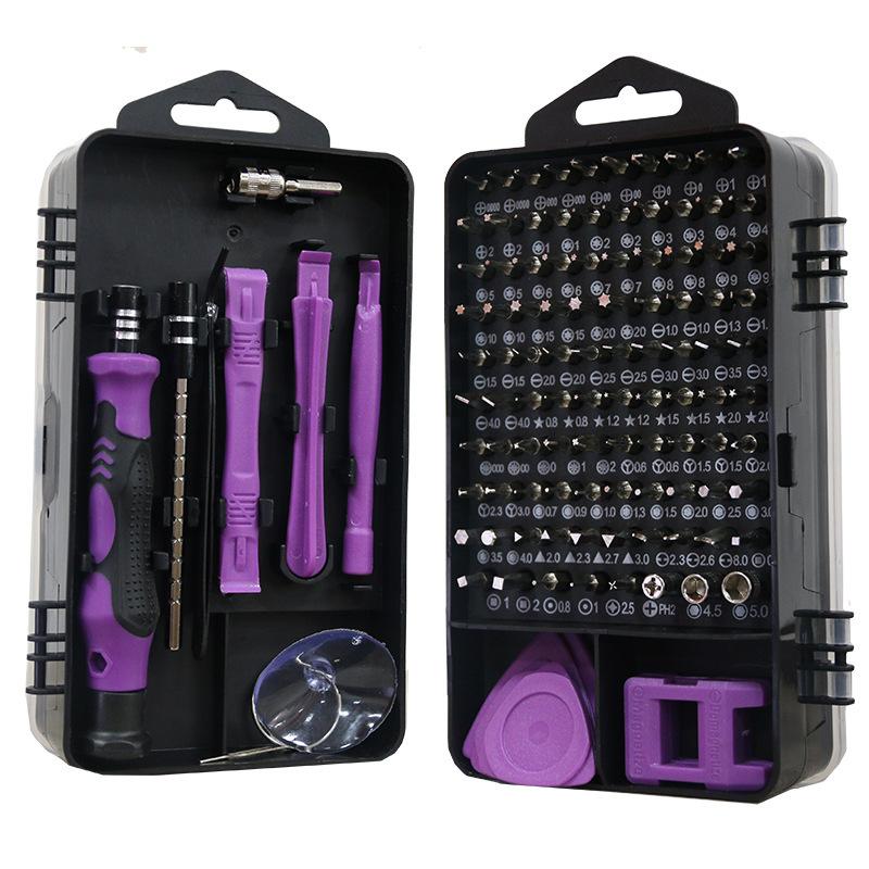 115 In 1 Precision Screwdriver Set Multifunctional Magnetic Repair Tool Kit For Computer Laptop Phone Macbook And Household Device Maintenance фиолетовый
115 In 1 Precision Screwdriver Set Multifunctional Magnetic Repair Tool Kit For Computer Laptop Phone Macbook And Household Device Maintenance фиолетовый