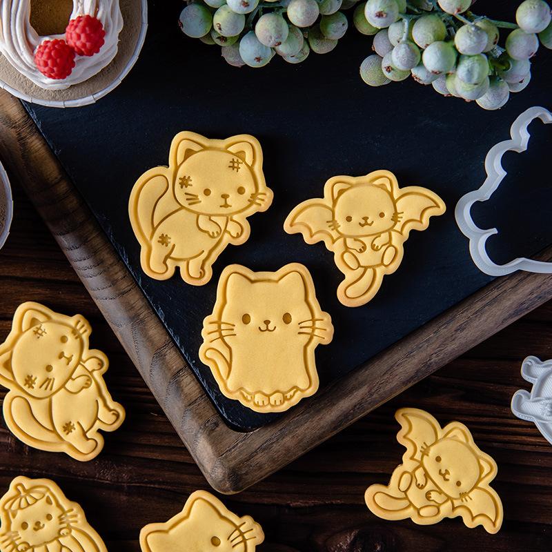Cute Cat Halloween Fondant Cake Mold Biscuit Cookie Plunger Cutters Sugarcraft Cake Decorating Tools
Cute Cat Halloween Fondant Cake Mold Biscuit Cookie Plunger Cutters Sugarcraft Cake Decorating Tools