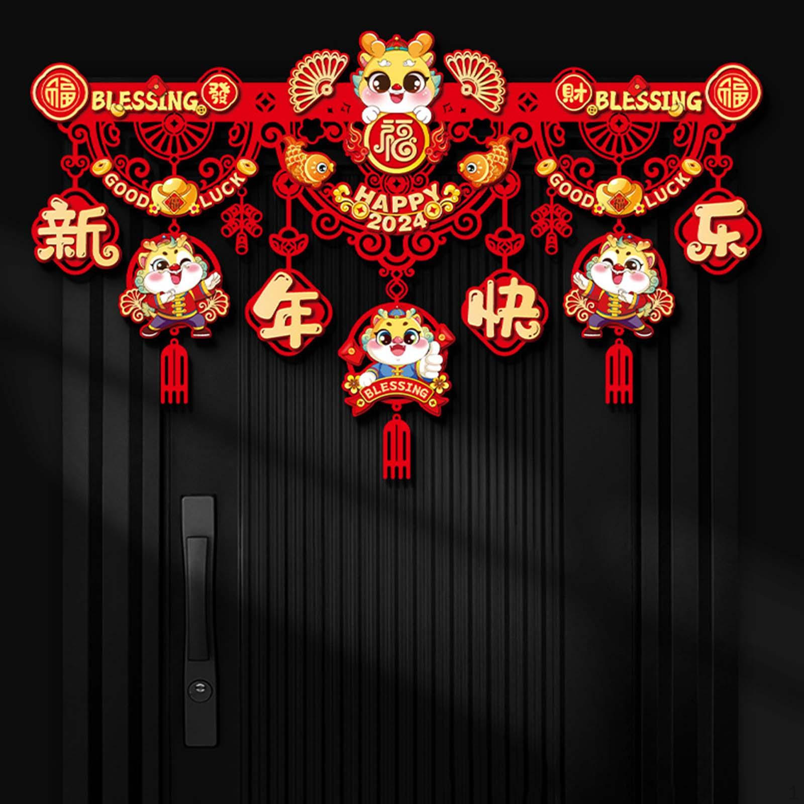 Китайское украшение на год, дверная занавеска с подвеской в виде дракона, домашний декор с кисточкой для Style D
Китайское украшение на год, дверная занавеска с подвеской в виде дракона, домашний декор с кисточкой для Style D