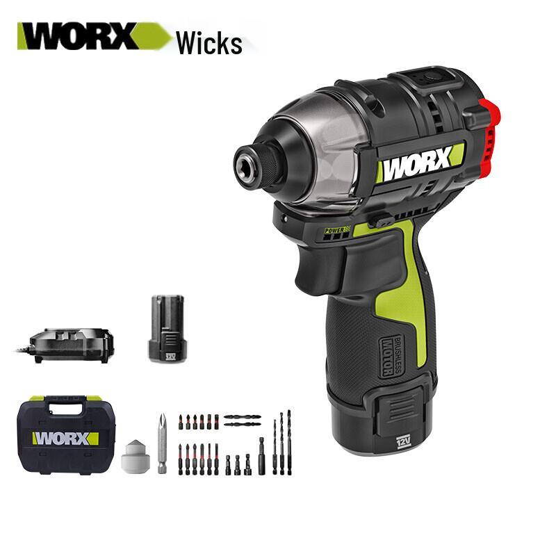 WORX WU132 12V Brushless Cordless Impact Driver CN plug (adapter included)
WORX WU132 12V Brushless Cordless Impact Driver CN plug (adapter included)