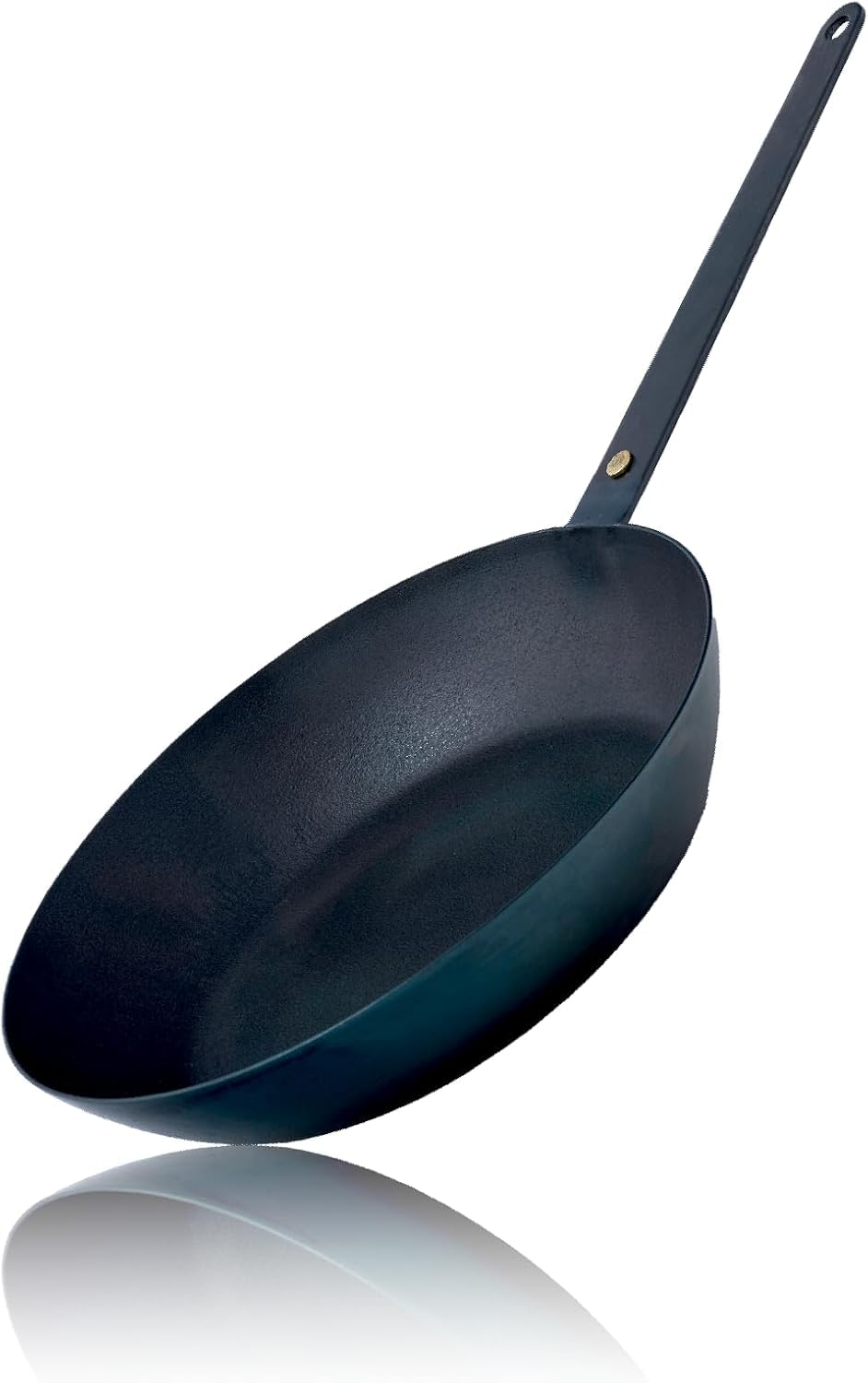 Iron frying pan Juntetsu 28cm No seasoning required IH compatible Gas stove compatible Lightweight Produced by Tetsuya Tsuji
Iron frying pan Juntetsu 28cm No seasoning required IH compatible Gas stove compatible Lightweight Produced by Tetsuya Tsuji