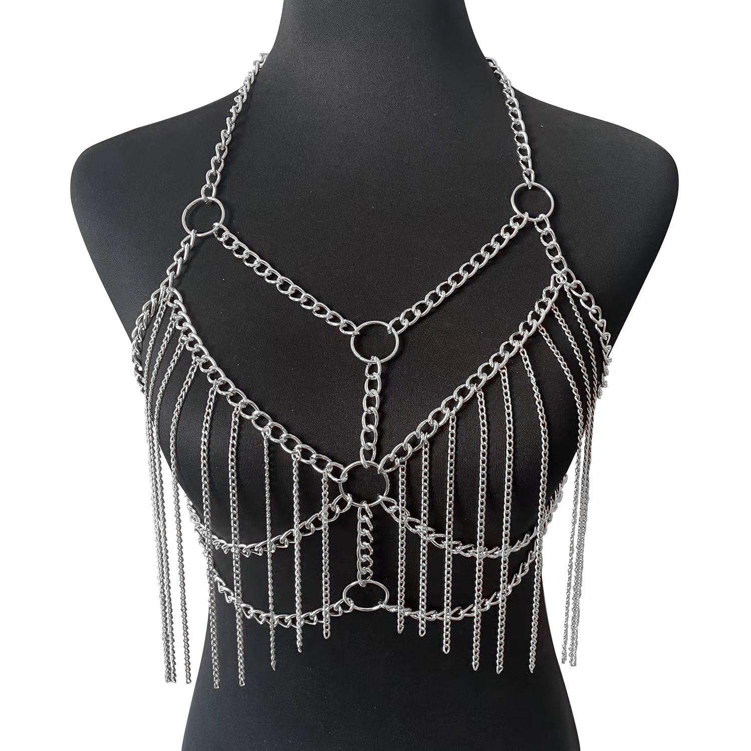 Clothing accessories, chains, tassel hot girl clothing accessories, body chains срібний
Clothing accessories, chains, tassel hot girl clothing accessories, body chains срібний