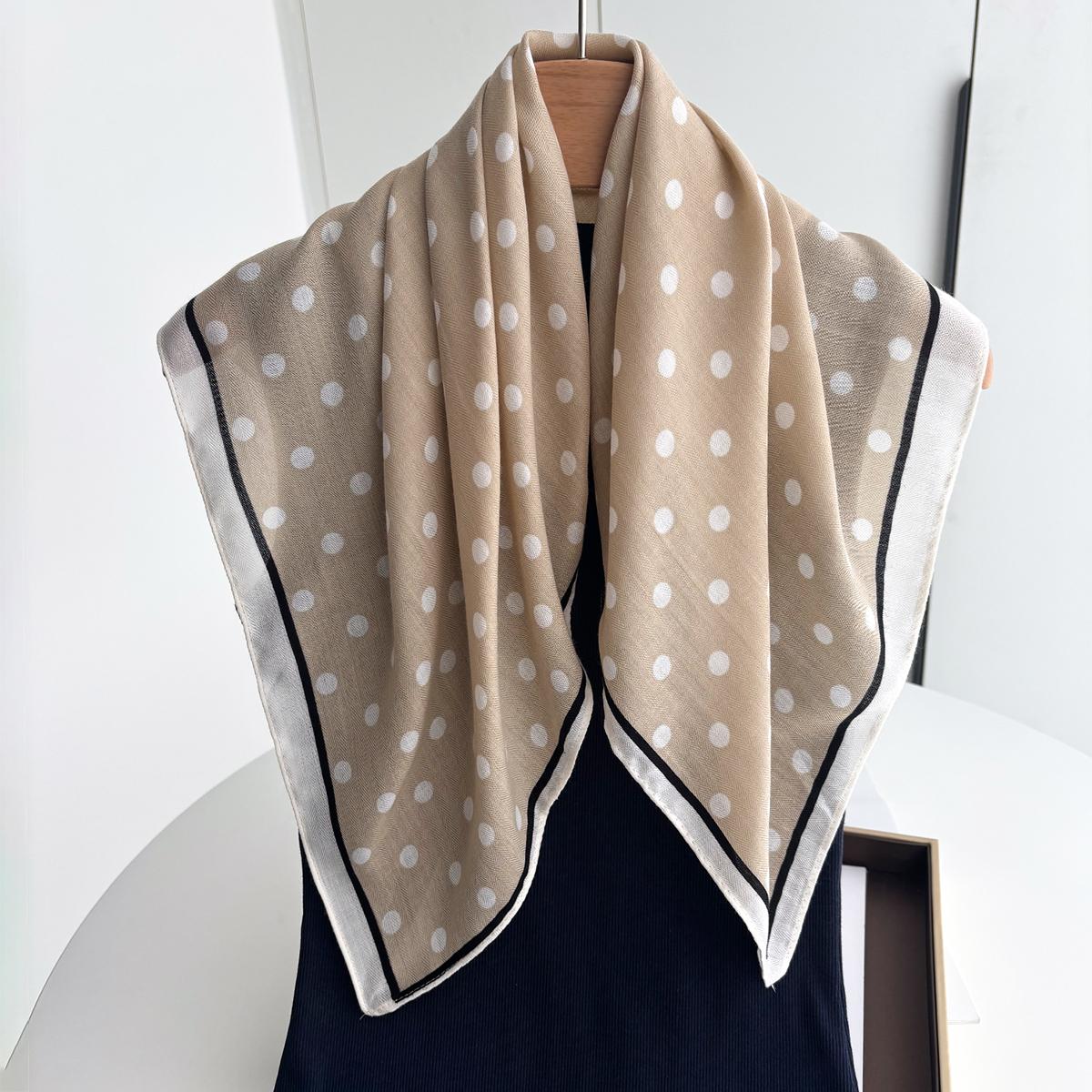 Luxury Soft Satin Square Scarf Women Neckerchief Spring Polka Dots Print Hijab Hair Band Foulard Bandana Hair Tie Shawl Wraps
Luxury Soft Satin Square Scarf Women Neckerchief Spring Polka Dots Print Hijab Hair Band Foulard Bandana Hair Tie Shawl Wraps