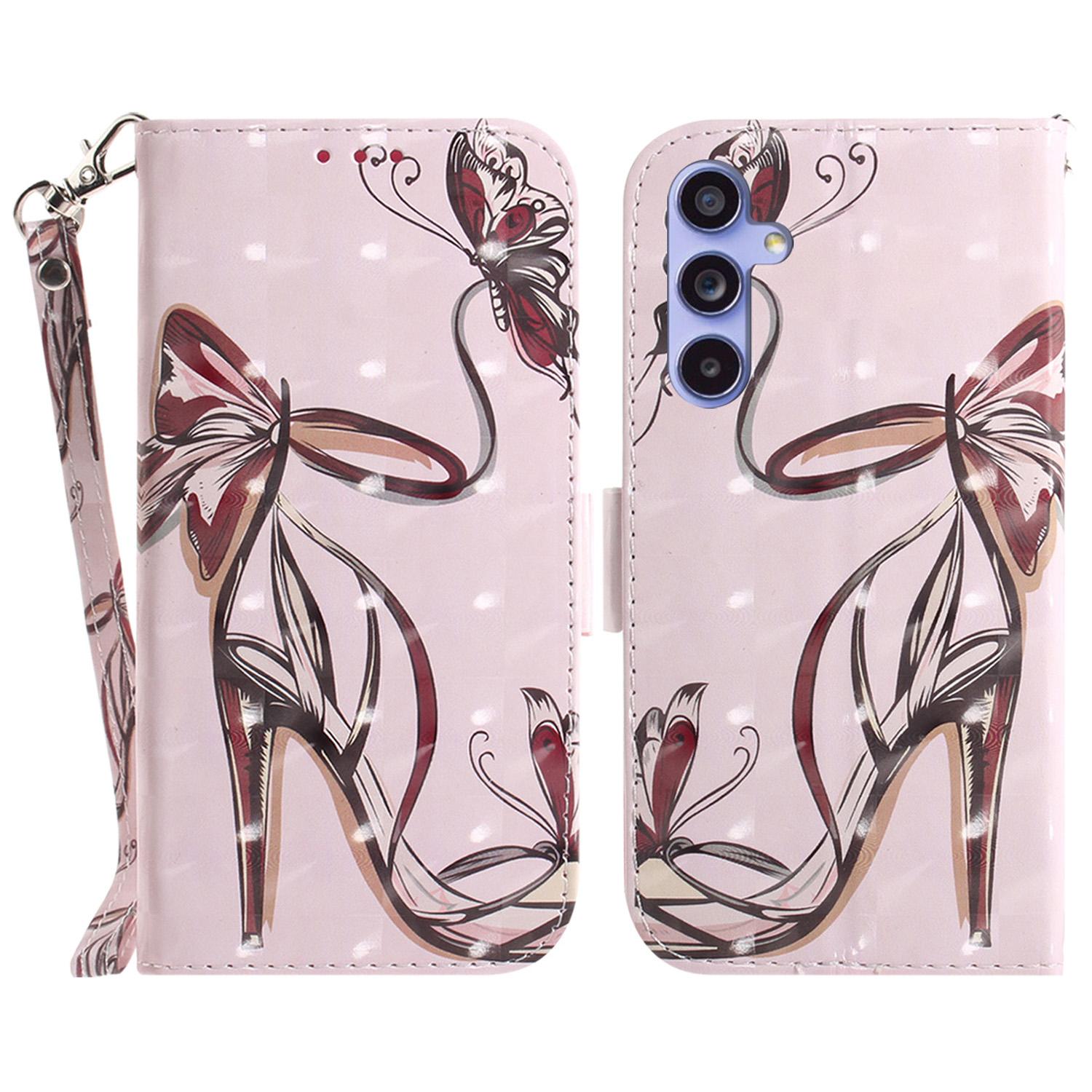 For Samsung Galaxy A55 5G Case Wallet Leather Cover 3D Pattern Print with Strap Butterfly High Heels
For Samsung Galaxy A55 5G Case Wallet Leather Cover 3D Pattern Print with Strap Butterfly High Heels