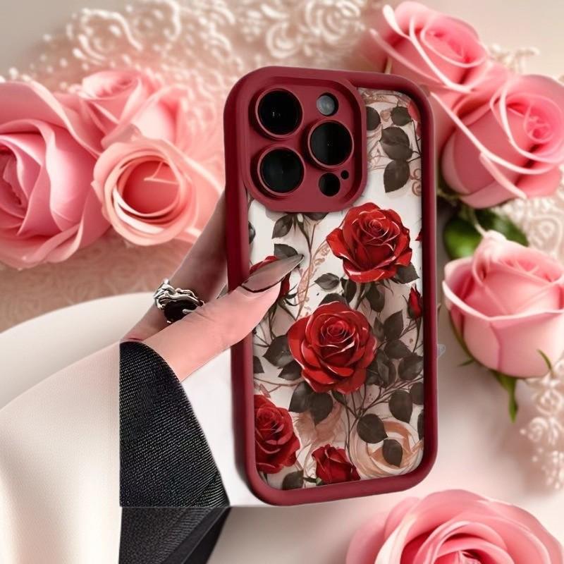 Rose Design Phone Case for iPhone 14/15/16/17 Pro Max - Japanese Korean Style, Cross-Border, European and American Trends iPhone 12
Rose Design Phone Case for iPhone 14/15/16/17 Pro Max - Japanese Korean Style, Cross-Border, European and American Trends iPhone 12