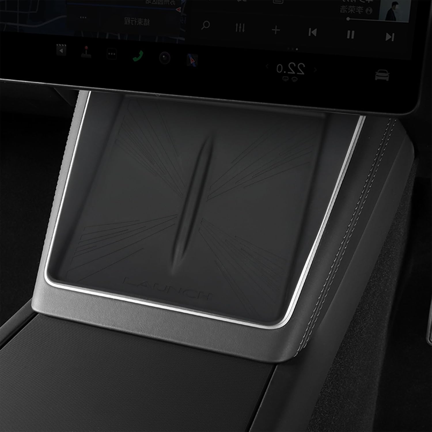 For Tesla Model Y Juniper 2025 Center Console Silicone Mat Designed Refresh,Non-Slip Design For Tesla Model 3 Highland 2024-2026
For Tesla Model Y Juniper 2025 Center Console Silicone Mat Designed Refresh,Non-Slip Design For Tesla Model 3 Highland 2024-2026