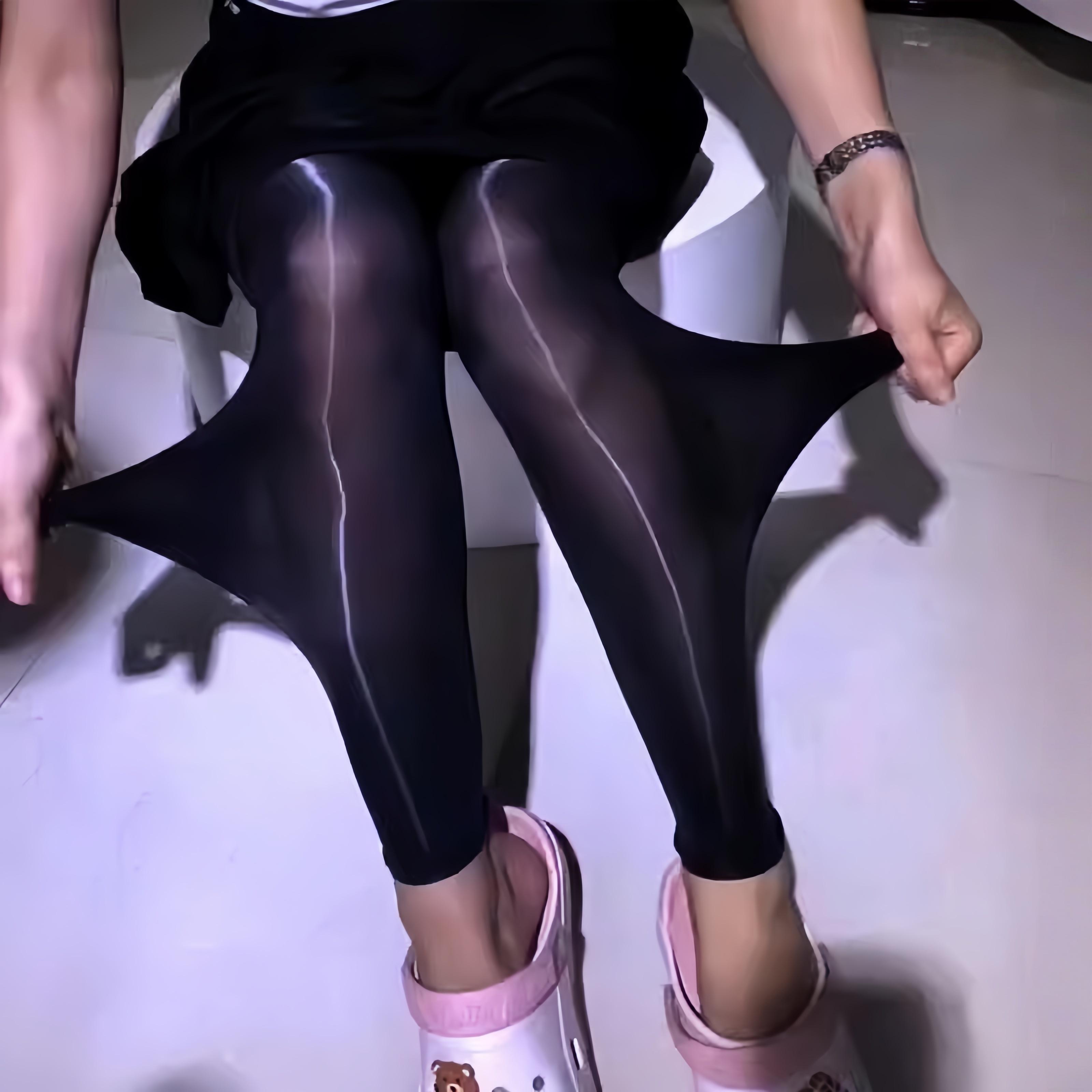 Women Oversize Pantyhose Hot Summer Stretchy Black Footless Stockings Ladies Oil Glossy High Waist Transparent Sheer Hosiery M
Women Oversize Pantyhose Hot Summer Stretchy Black Footless Stockings Ladies Oil Glossy High Waist Transparent Sheer Hosiery M
