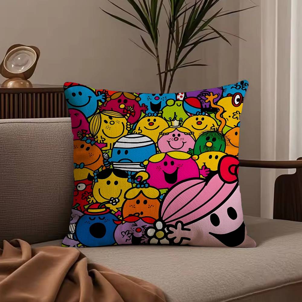 Mr. Men and L-Little Miss Pillow Case Anti-dustmite Pillowcase Invisible zipper silky short plush Sofa cushion cover 30cmx30cm
Mr. Men and L-Little Miss Pillow Case Anti-dustmite Pillowcase Invisible zipper silky short plush Sofa cushion cover 30cmx30cm