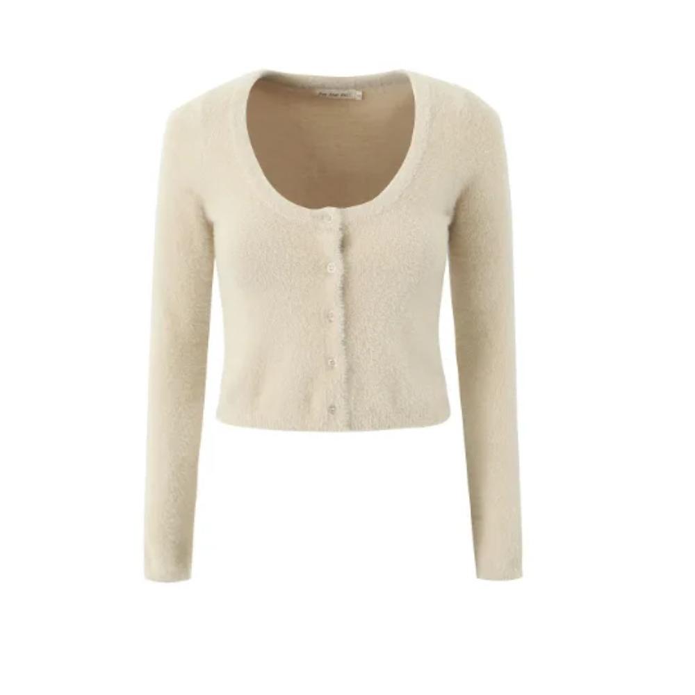 Женский осенний длинный рукав квадратный вырез тонкий укороченный топ женский зимний корейский однотонный короткий трикотажный топ на пуговицах шикарный кардиган свитера S бежевый
Женский осенний длинный рукав квадратный вырез тонкий укороченный топ женский зимний корейский однотонный короткий трикотажный топ на пуговицах шикарный кардиган свитера S бежевый