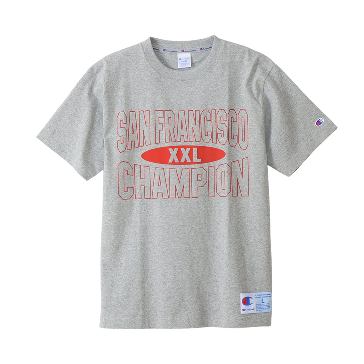 Champion Short Sleeve Crew Neck Cotton USA Jock Tag Graphic Print Action Oxford Gray x Size L Men s T-Shirt, 100% Style, C3-X324, Red,
Champion Short Sleeve Crew Neck Cotton USA Jock Tag Graphic Print Action Oxford Gray x Size L Men s T-Shirt, 100% Style, C3-X324, Red,