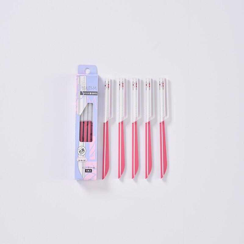 Пять штук декоративного ножа для бровей, унисекс-инструмент для макияжа, устойчивый к царапинам, безопасный для начинающих, ручной скребок для бровей
Пять штук декоративного ножа для бровей, унисекс-инструмент для макияжа, устойчивый к царапинам, безопасный для начинающих, ручной скребок для бровей