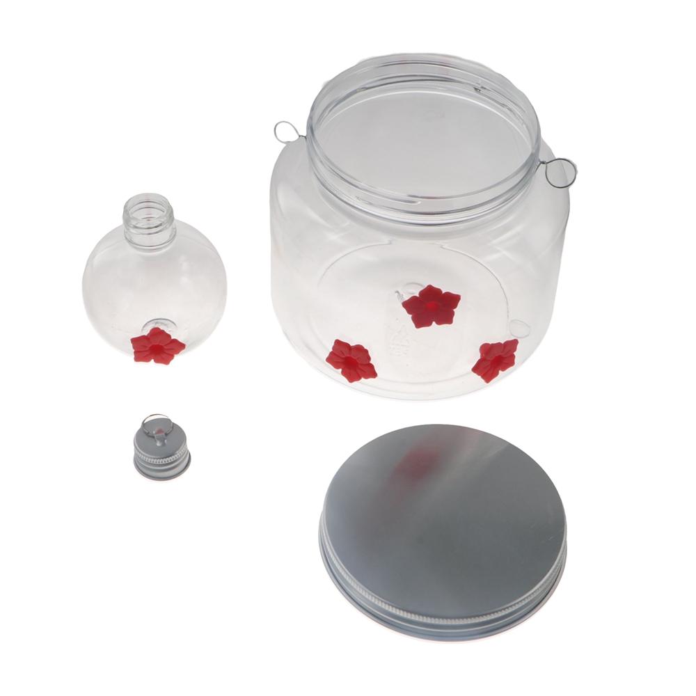 Transparent Plastic Hanging Style Portable Mason Jars Hummingbird Feeder Bird Supplies Bird Bottles Single flower
Transparent Plastic Hanging Style Portable Mason Jars Hummingbird Feeder Bird Supplies Bird Bottles Single flower