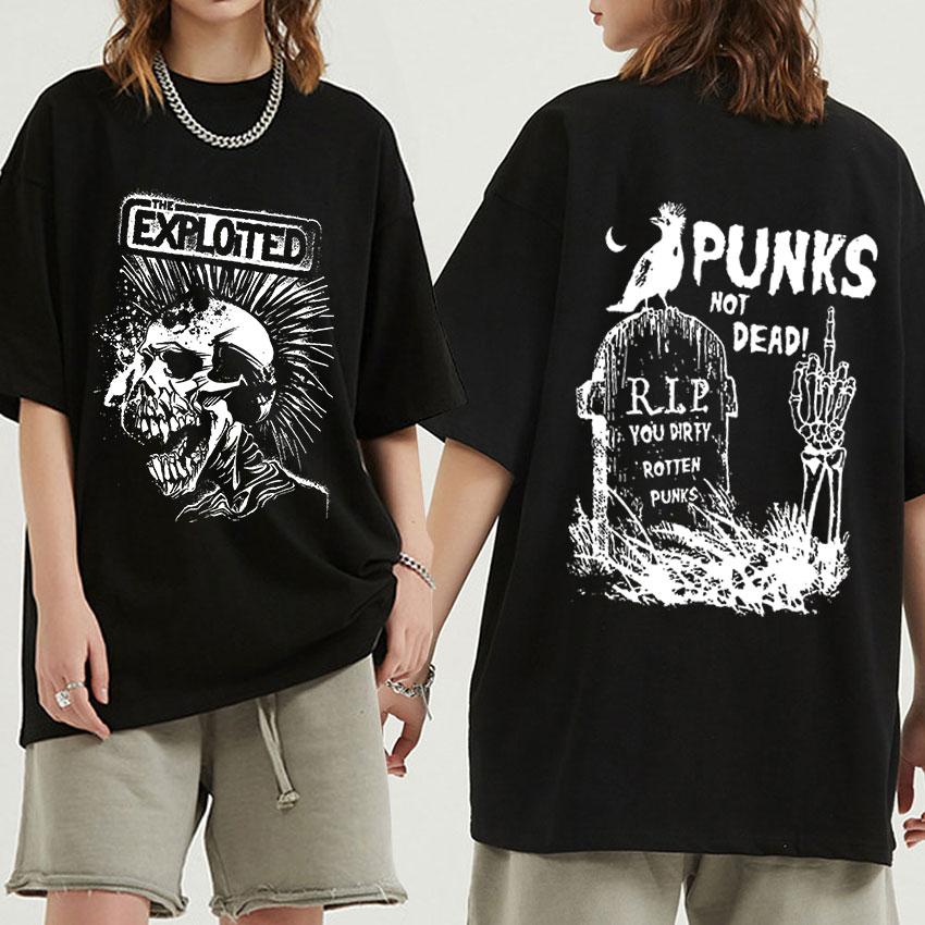 The Exploited Retro Tee Punks Not Dead Streetwear T-shirt Men s Women Hip Hop 100% Cotton Daily Casual Harajuku Tees S
The Exploited Retro Tee Punks Not Dead Streetwear T-shirt Men s Women Hip Hop 100% Cotton Daily Casual Harajuku Tees S